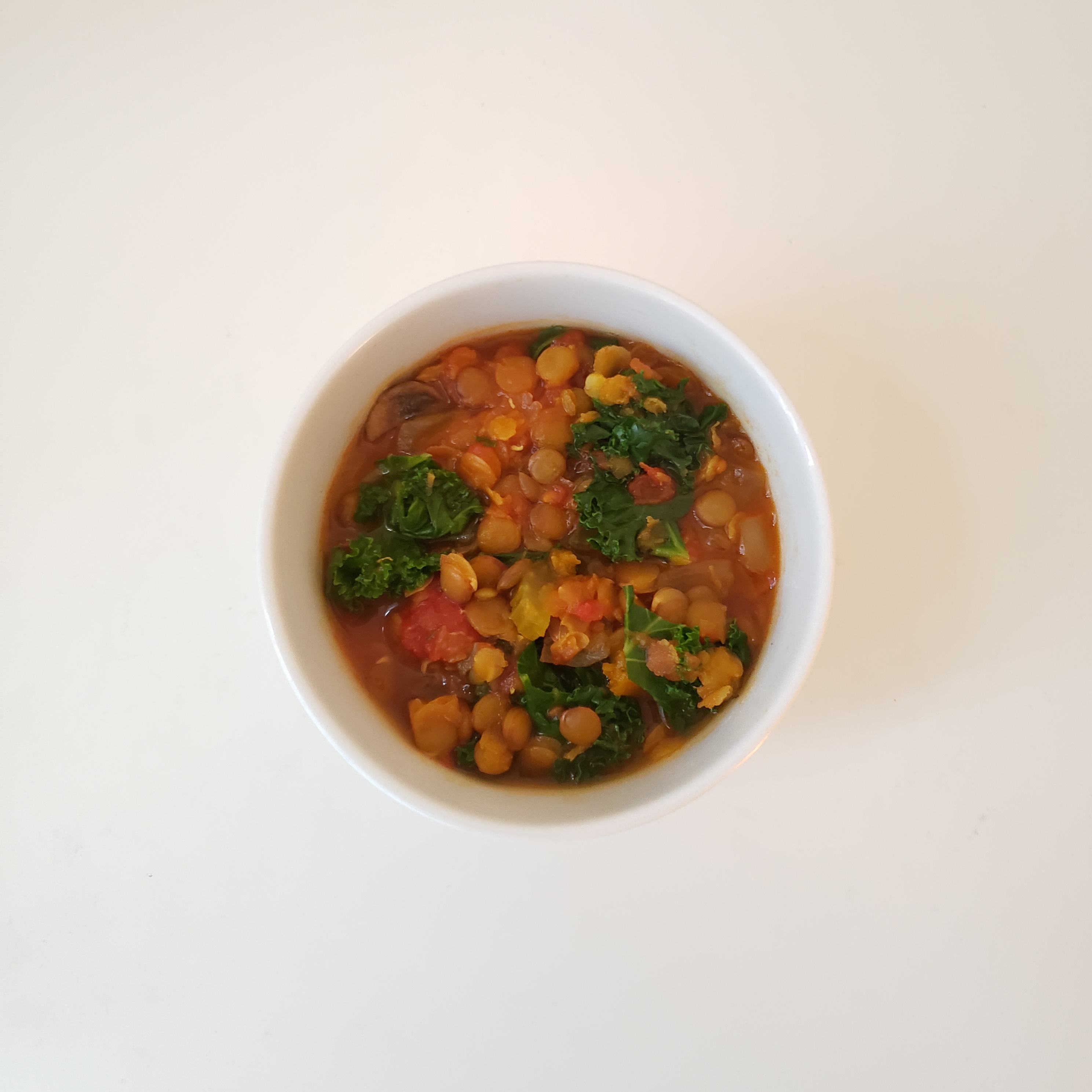 レンズ豆で鉄分補給、かぼちゃとお豆のほっこりカレースープ