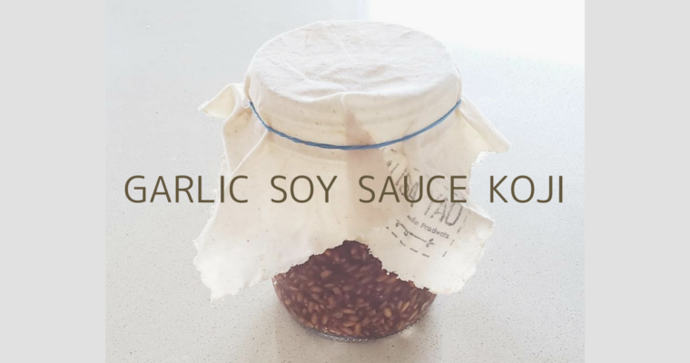 GARLIC SOY SAUCE KOJI – 旨味たっぷりのにんにく醤油麹の作り方