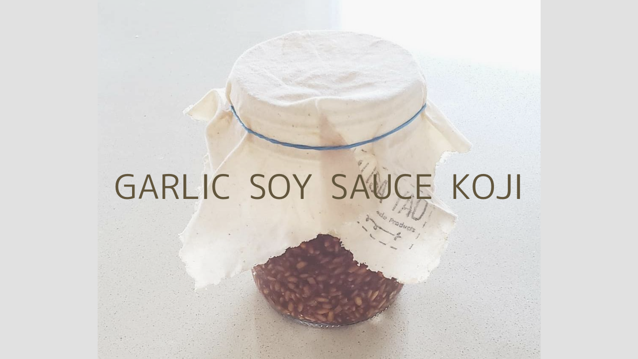 GARLIC SOY SAUCE KOJI – 旨味たっぷりのにんにく醤油麹の作り方